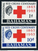 Bahamas 183-184, MNH. Michel 188-189. Red Cross Centenary, 1963. - Bahama's (1973-...)