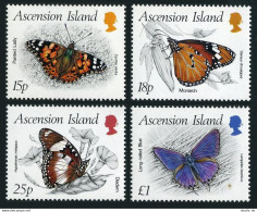 Ascension 426-429, MNH. Michel 439-442. Butterflies, 1987. - Ascension