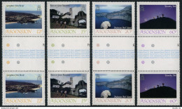 Ascension 328-331 Gutter,MNH. View 1983:Georgetown,Farm Green Mountain,Bird Isls - Ascensión