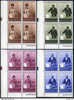 Antigua 267-270 Blocks/4,MNH.Michel 256-259. Adult Suffrage-20,1971.Voting, - Antigua Et Barbuda (1981-...)