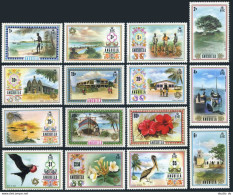 Anguilla 145-159,hinged.Mi 145-159. Fishing,Plants,St Marys,Church,Flowers,Birds - Anguilla (1968-...)