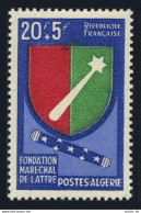 Algeria B96,MNH.Michel 377. Marshal De Lattre Foundation,1958.Arms. - Algerien (1962-...)