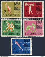 Albania 686-690, MNH. Michel 763-767. European Volleyball Championships, 1963. - Albanie