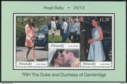 Aitutaki 613, MNH. Birth Of Prince George Of Cambridge, 2013. - Aitutaki