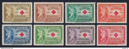 Ecuador 440-443 MNH,C131-C134,hinged.Mi 555-562. International Red Cross-80.1945 - Ecuador