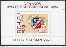 Dominican Rep C326,MNH.Michel Bl.38. UPU Conference 1980. - Dominican Republic