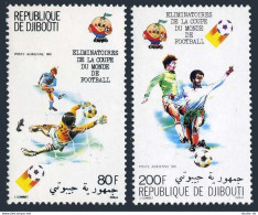 Djibouti C141-C142, MNH. Michel 290-291. World Soccer Cup Spain-1982. - Dschibuti (1977-...)