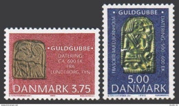Denmark 975-976,MNH.Mi 1046-1047. Archaeological Treasures,1993.Gold Figures. - Neufs