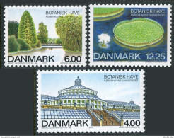 Denmark 1193-1195, MNH. Botanical Gardens, Copenhagen, 2001. - Nuevos