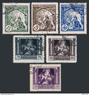 Czechoslovakia B124-B129,CTO.Michel 34A/39E. 37E-39E. Czechoslovak Independence, - Hojas Bloque