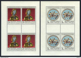 Czechoslovakia 1689-1690 Sheet, MNH. Mi 1943-1944 Klb. Prague Castle Art, 1970. - Ongebruikt