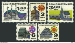 Czechoslovakia 1734/1740,MNH.Michel 1987-1991. Buildings 1971.Saris Church, - Ongebruikt