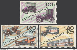 Czechoslovakia 1616-1618, MNH. Automobiles,1969. Baldachin-top Car, 4-seat Coupe - Ungebraucht