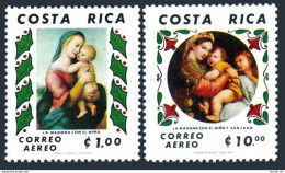 Costa Rica C808-C809, MNH. Mi 1091-1092. Christmas 1980. Paintings By Raphael. - Costa Rica