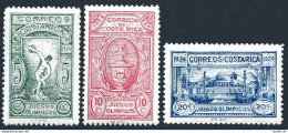 Costa Rica B5-B7, MNH. Athletic Games, San Jose-1924. Discus, Trophy, Parthenon. - Costa Rica