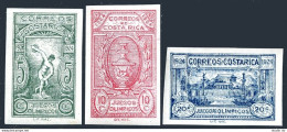 Costa Rica B2-B7, MNH. Athletic Games, San Jose-1924. Discus, Trophy, Parthenon. - Costa Rica