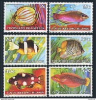 Cocos Islands 35,38,39,43,45,46, Issue 11.19.79, MNH. Fish 1979. - Kokosinseln (Keeling Islands)