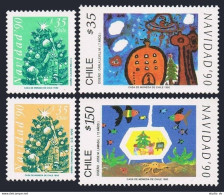 Chile 935-938,MNH.Michel 1403-1406. Christmas, 1990. - Cile