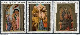 Chad C71-C73, Hinged. Mi 338-340. Christmas 1970. Venetian School 15th Century. - Tschad (1960-...)