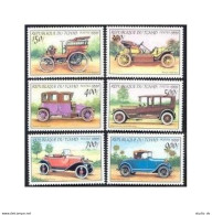 Chad 818-823,824,MNH. Antique Automobiles 1999. - Tschad (1960-...)