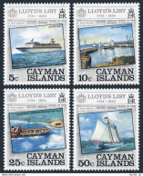 Cayman 522-525, 525a, MNH. Michel 526-529, Bl.15. Lloyd's List 1984. Ships. - Caimán (Islas)