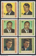 Guinea 519-521,C107-C109, MNH. Mi 506-511. R.F, J.F.Kennedy, Martin Luther King. - Guinee (1958-...)