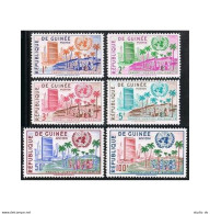 Guinea 190-193,C22-C23,MNH.Michel 31-36. Admission To UN,1959.Headquarters. - Guinée (1958-...)