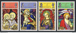 Guernsey 73-76, MNH. Michel 71-74. Christmas 1972. Stained Glass Windows. - Guernesey