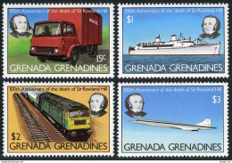 Grenada Gren 328-331,MNH.Mi 335A-338A. Sir Rowland Hill, 1979. Concorde, Liner, - Grenada (1974-...)