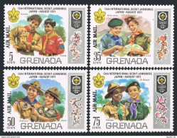 Grenada C23-C26,MNH.Michel 484-487. Air Post 1972.Boy Scout World Jamboree. - Grenada (1974-...)