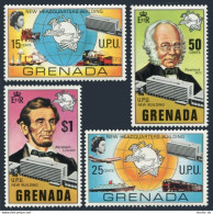 Grenada 383-386,MNH. Mi 365-368. New UPU Headquarters,1970.Rowland Hill,Lincoln. - Grenade (1974-...)