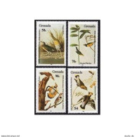 Grenada 1251-1254,MNH.Michel 1343-1346. Audubon's Birds 1985.Clapper Rail,Pigeon - Grenada (1974-...)