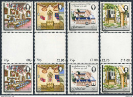 Gibraltar 402-405 Gutter, MNH. Convent, 450th Ann.1981. Franciscan Monastery. - Gibraltar