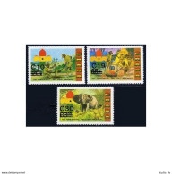 Ghana 867-870-875,MNH.Michel 990/994.Scouting Year 1982,value 1984.Tree,Elephant - Preobliterati