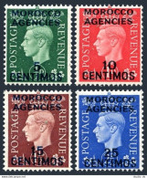 GB Offices In Morocco 83-86, Hinged. Mi . King George VI, 1937. - Marruecos (1956-...)