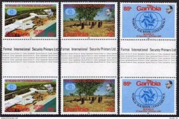 Gambia 420-422 Gutter, MNH. Michel 418-420. Tourist Conference 1981. - Gambie (1965-...)