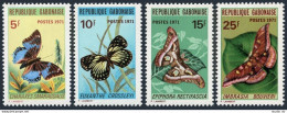 Gabon 272-275,MNH.Michel 434-437. Butterflies-1971:Charaxes Smaragdalis,Euxanthe - Gabón (1960-...)