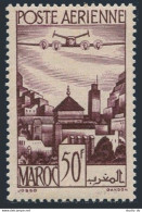 French Morocco C36,MNH.Michel 270. Air Post 1948.Moulay Idriss. - Marruecos (1956-...)