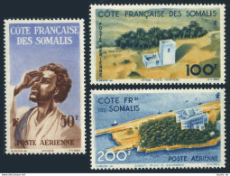 Fr Somali Coast C15-C17, MNH. Michel 304-306. Gazing Skyward; Mansion. 1947. - Malí (1959-...)