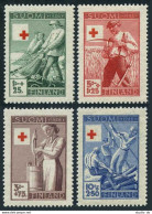 Finland B74-B77, MNH. Michel 320-323. Red Cross-1946. Fishing, Churning, Reaping - Nuevos