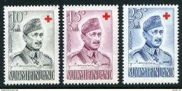 Finland B114-B116, MNH. Mi 407-409. Red Cross, 1952. Field Marshal Mannerheim. - Nuevos