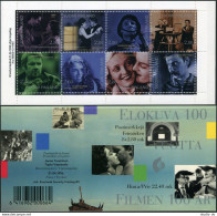 Finland 996-1003a Booklet.Michel 1337-1344 MH 42. Cinema,centenary,1996. - Neufs