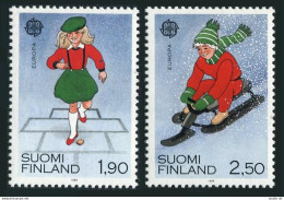 Finland 795-796,MNH.Michel 1082-1083. EUROPE CEPT-1989.Children's Toys. - Unused Stamps