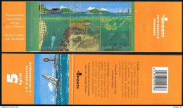 Finland 1177 Booklet,MNH. Gulf Of Finland,2002:Birds,Fish,Sailboat,Plankton,Zoo, - Neufs