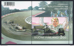 Finland 1098, MNH. Michel 1460 Bl.20. Mika Hakkinen, Formula 1 Driving Champion. - Ungebraucht