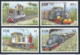 Fiji 863-866,MNH.Michel 894-897. UPU,125th Ann.1999.Sugar Mills Rolling Stock. - Fiji (1970-...)