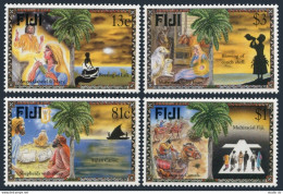 Fiji 782-785,MNH.Michel 791-794. Christmas 1996.Canoe,Sheep,Camel,Conch Shell. - Fiji (1970-...)