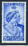 Falkland 99 Sheet/60,MNH.Mi 96. Silver Wedding:King George VI,Queen Elizabeth.  - Islas Malvinas