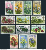 Falkland 210-222,MNH. Plants,Flowers 1972.Duste Niller,Daisy,Dog Orchid,Lavender - Islas Malvinas