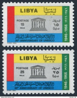 Libya 310-311, MNH. Michel 228-229. UNESCO, 20th Ann. 1967. - Libia